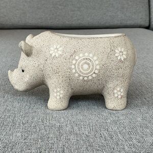 Ceramic Rhino Planter